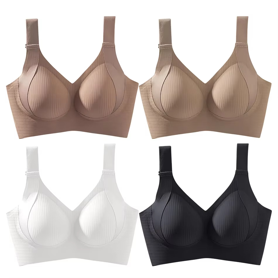 Mastectomy Bra Pocket - 1/2PCS Kadın Dikişsiz İç Giyim, İnce