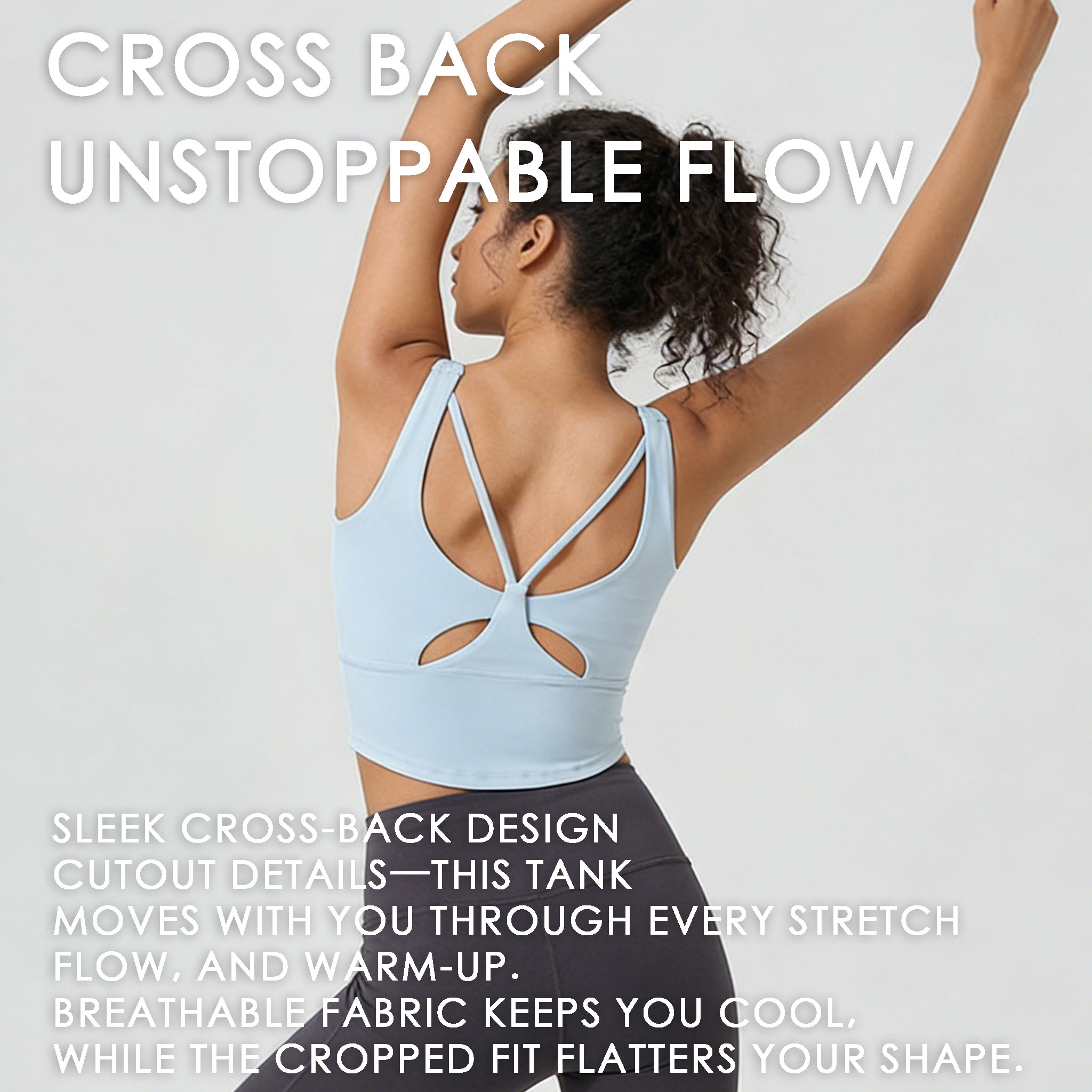 Kadınlar için Sabit Kuplu Yoga - Sports Bra Racerback incelemesi ve fiyatı